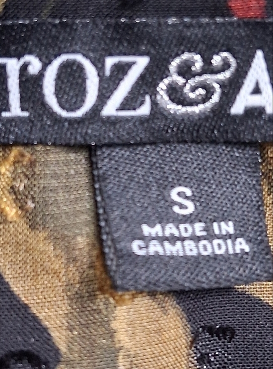 roz & Ali Semi Sheer Floral Sleeveless Tunic Size S - Picture 12 of 12